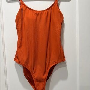 Andie Vibrant Orange Swimwear